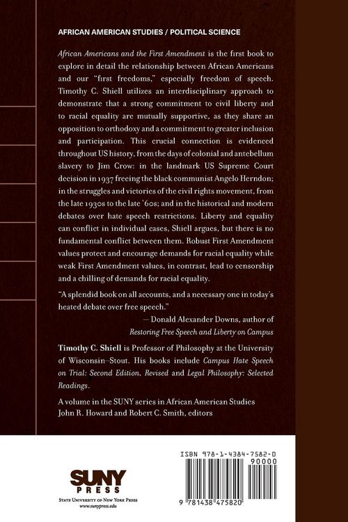 Produktbild: African Americans and the First Amendment