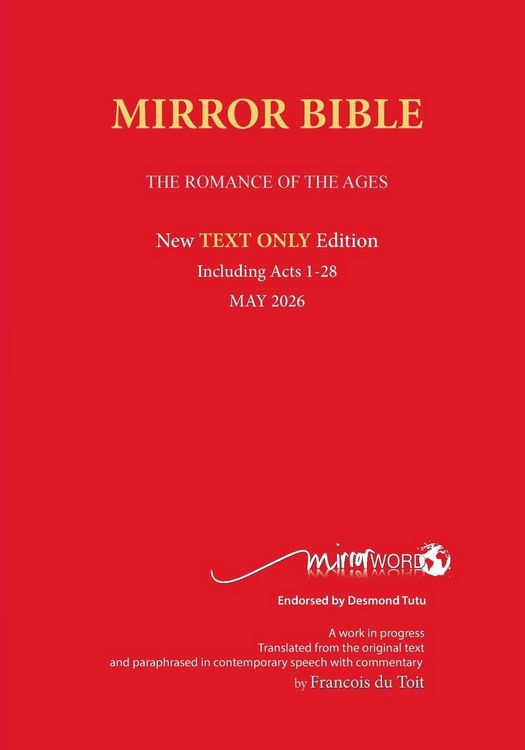 Produktbild: Latest PAPERback MAY 2026 Edition TEXT ONLY Mirror Bible Including complete ACTS [Without Commentary & Study notes]