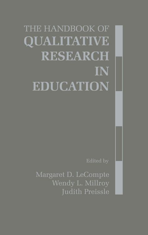 Produktbild: The Handbook of Qualitative Research in Education