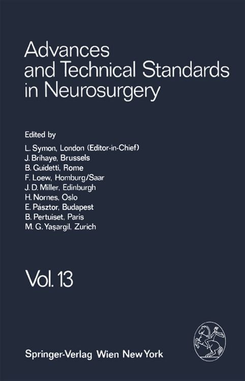 Produktbild: Advances and Technical Standards in Neurosurgery