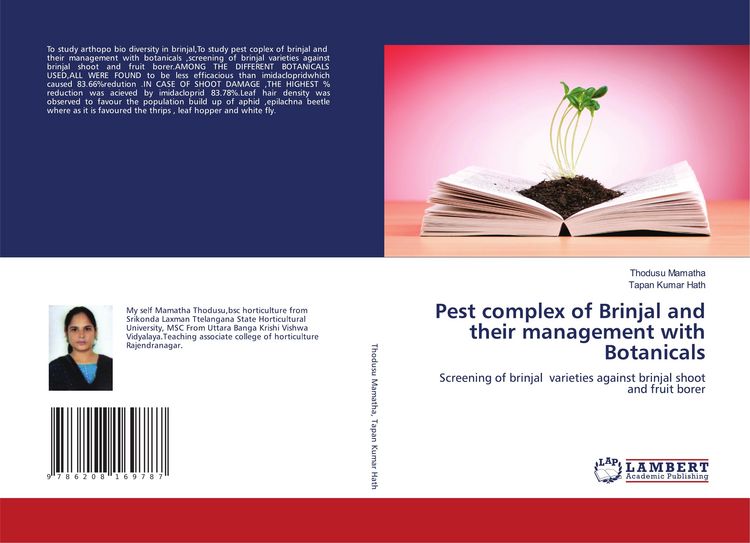 Produktbild: Pest complex of Brinjal and their management with Botanicals