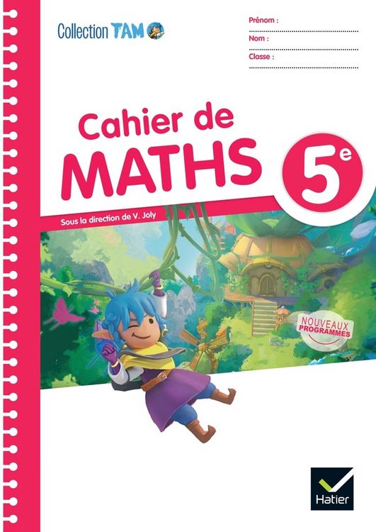 Produktbild: Tam maths 5e ed. 2026 cahier eleve