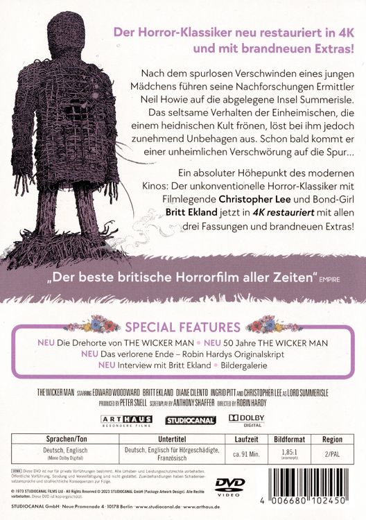Produktbild: The Wicker Man - Digital Remastered