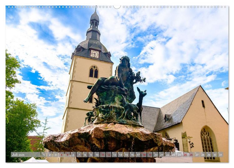 Produktbild: Ein Blick auf Detmold (hochwertiger Premium Wandkalender 2026 DIN A2 quer), Kunstdruck in Hochglanz