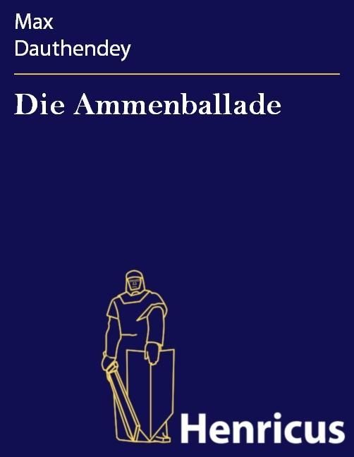 Produktbild: Die Ammenballade