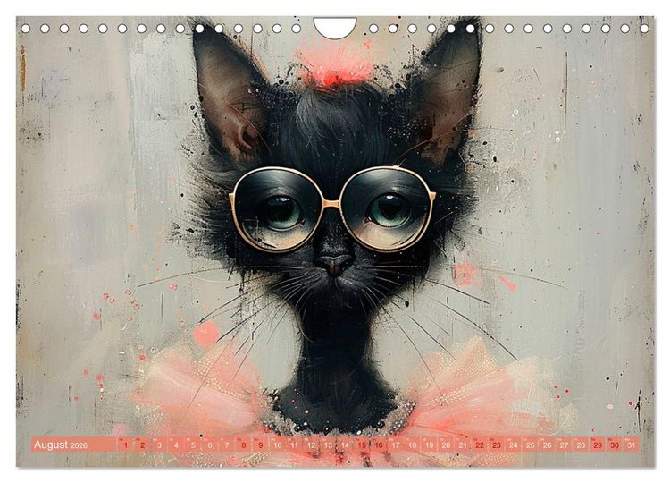 Produktbild: Miau-velous Momente (Wandkalender 2026 DIN A4 quer), CALVENDO Monatskalender