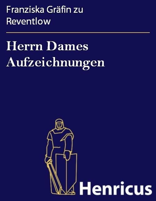 Produktbild: Herrn Dames Aufzeichnungen
