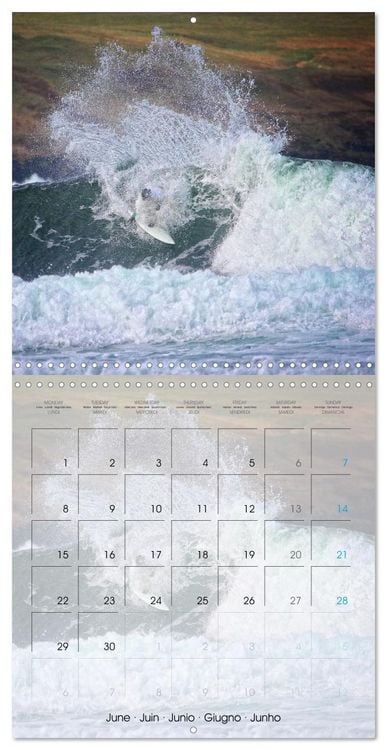 Produktbild: Surfing Passion (Wall Calendar 2026 12 &times; 12 Inch) CALVENDO 12 Month Wall Calendar