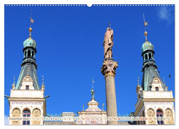 Produktbild: Pardubice in Tschechien - Ein Stadtspaziergang (Wandkalender 2026 DIN A2 quer), CALVENDO Monatskalender