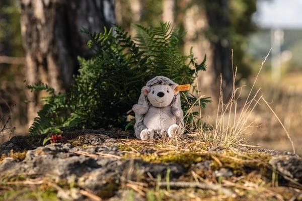 Produktbild: Steiff 074387 - Hedgy Igel, 16cm, grau meliert