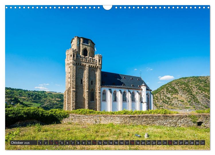 Produktbild: Oberwesel - Stadt der T&uuml;rme (Wandkalender 2026 DIN A3 quer), CALVENDO Monatskalender