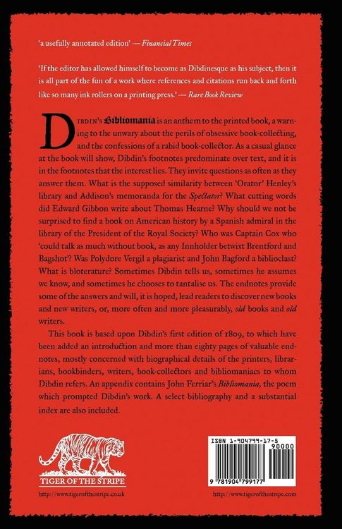 Produktbild: The Bibliomania or Book-Madness