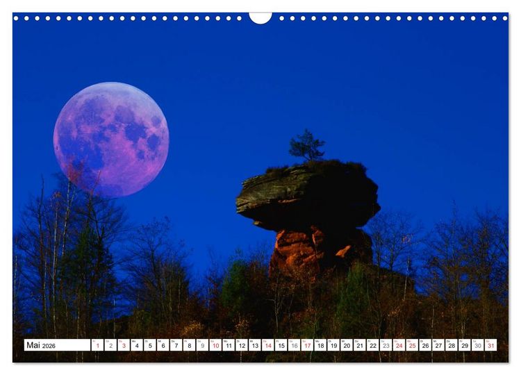 Produktbild: Tr&auml;ume im Mondlicht (Wandkalender 2026 DIN A3 quer), CALVENDO Monatskalender