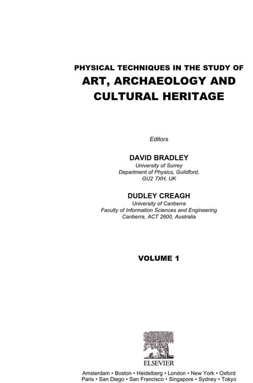Produktbild: Physical Techniques in the Study of Art, Archaeology and Cultural Heritage