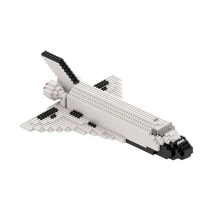 Produktbild: BRIXIES 200228 - Raumf&auml;hre / Orbiter, 3D Konstruktionsbausatz aus Ministeinen, ca. 471 Teile