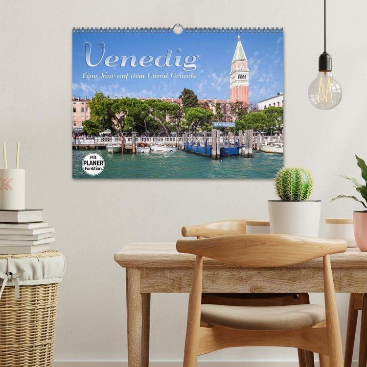 Produktbild: VENEDIG Eine Tour auf dem Canal Grande (Wandkalender 2026 DIN A3 quer), CALVENDO Monatskalender