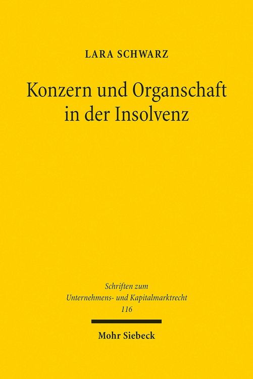 Produktbild: Konzern und Organschaft in der Insolvenz