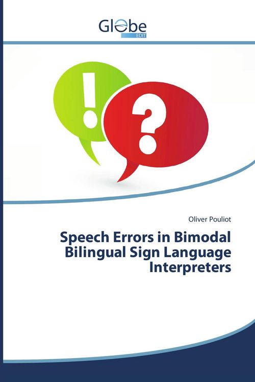 Produktbild: Speech Errors in Bimodal Bilingual Sign Language Interpreters