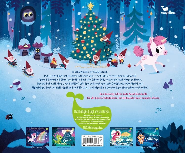 Produktbild: Nur noch zehn Minuten bis Weihnachten, kleines Einhorn