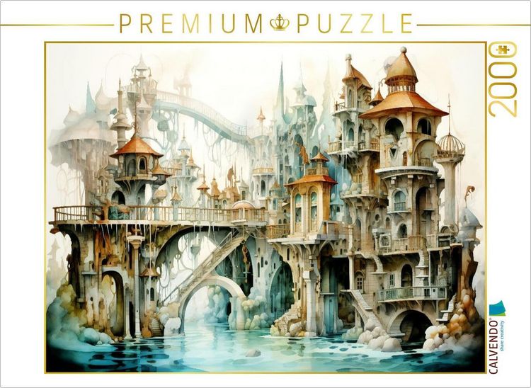 Produktbild: CALVENDO Puzzle Ein Motiv aus dem Kalender "Kuriose H&auml;user" | 2000 Teile Lege-Gr&ouml;&szlig;e 90x67cm Foto-Puzzle f&uuml;r gl&uuml;ckliche Stunden