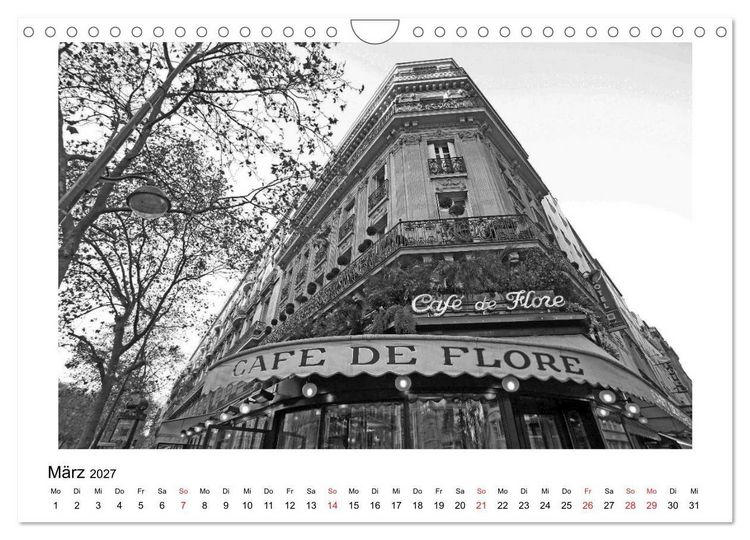Produktbild: Paris vive la m&eacute;tropole (Wandkalender 2027 DIN A4 quer), CALVENDO Monatskalender
