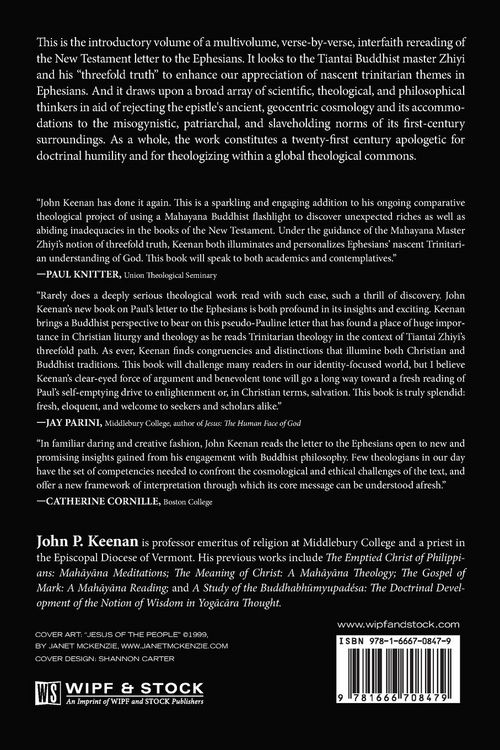 Produktbild: Earthing the Cosmic Christ of Ephesians-The Universe, Trinity, and Zhiyi's Threefold Truth, Volume 1