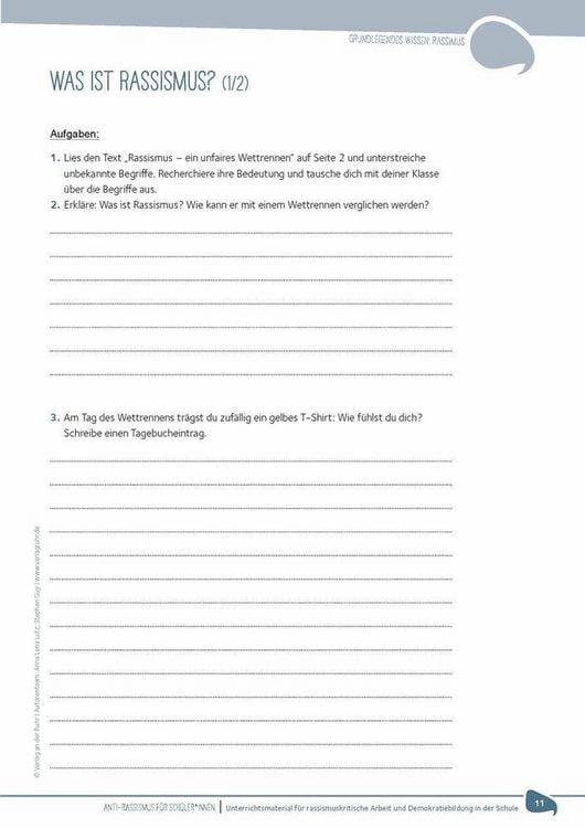 Produktbild: Anti-Rassismus f&uuml;r Sch&uuml;ler*innen