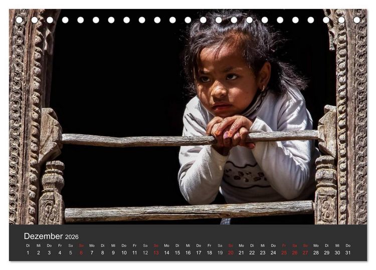 Produktbild: Nepal 2026 - Dem Himmel so nah (Tischkalender 2026 DIN A5 quer), CALVENDO Monatskalender
