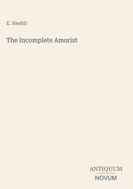 Produktbild: The Incomplete Amorist