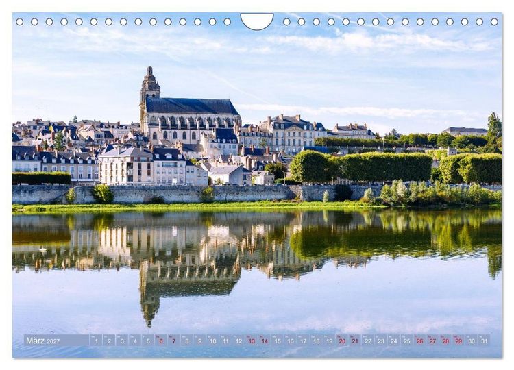 Produktbild: Zauberhaftes Tal der Loire. Charmante St&auml;dte und pr&auml;chtige Schl&ouml;sser (Wandkalender 2027 DIN A4 quer), CALVENDO Monatskalender