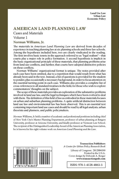 Produktbild: American Land Planning Law