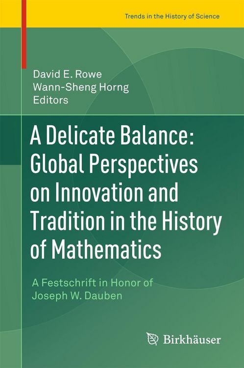 Produktbild: A Delicate Balance: Global Perspectives on Innovation and Tradition in the History of Mathematics