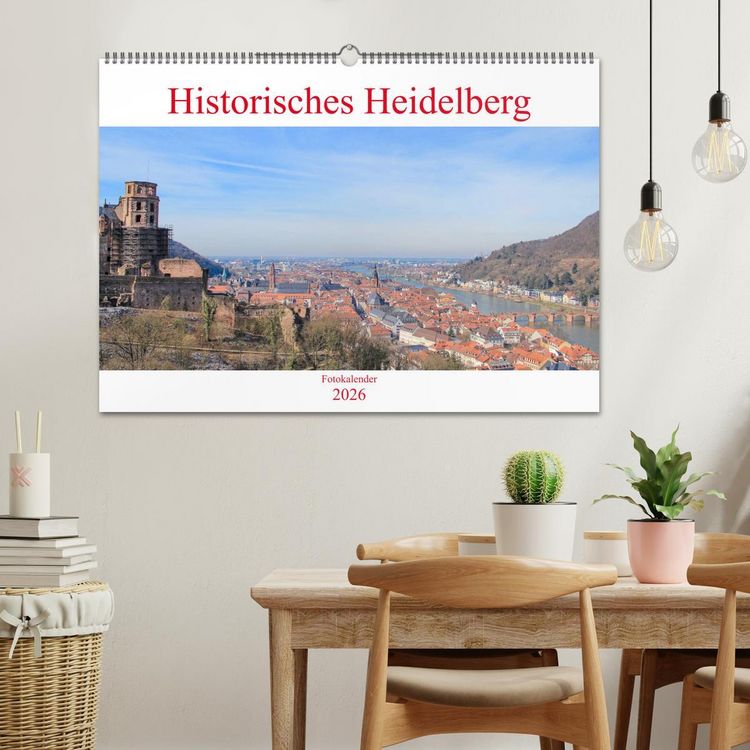Produktbild: Historisches Heidelberg (Wandkalender 2026 DIN A2 quer), CALVENDO Monatskalender