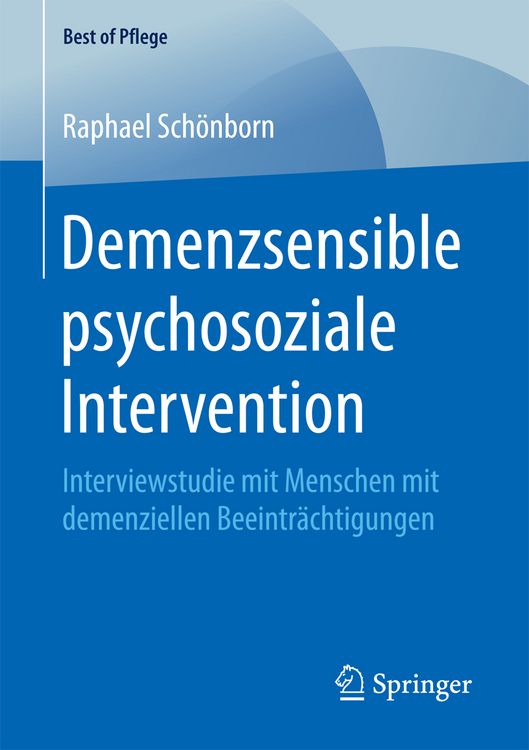 Produktbild: Demenzsensible psychosoziale Intervention