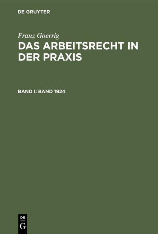 Produktbild: Band 1924