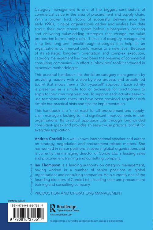 Produktbild: The Category Management Handbook
