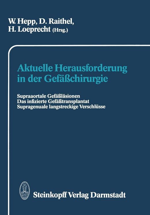 Produktbild: Aktuelle Herausforderung in der Gef&auml;&szlig;chirurgie