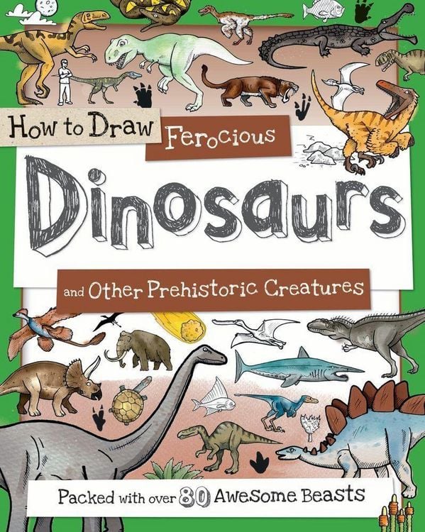 Produktbild: How to Draw Ferocious Dinosaurs and Other Prehistoric Creatures
