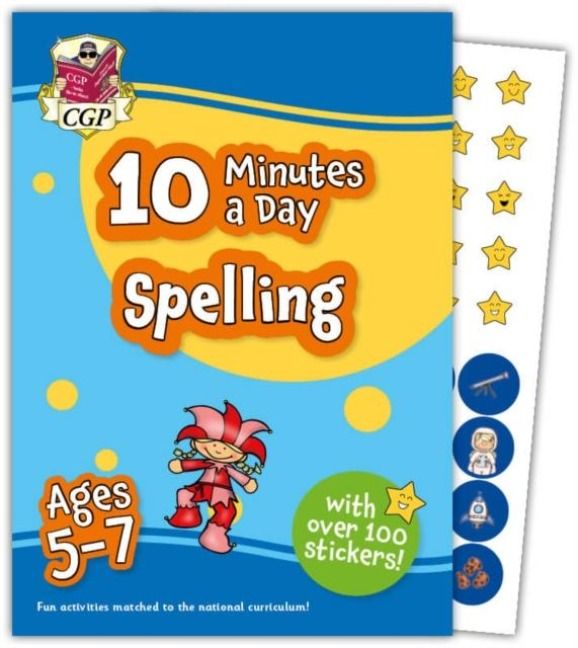 Produktbild: 10 Minutes a Day Spelling for Ages 5-7 (with over 100 stickers)
