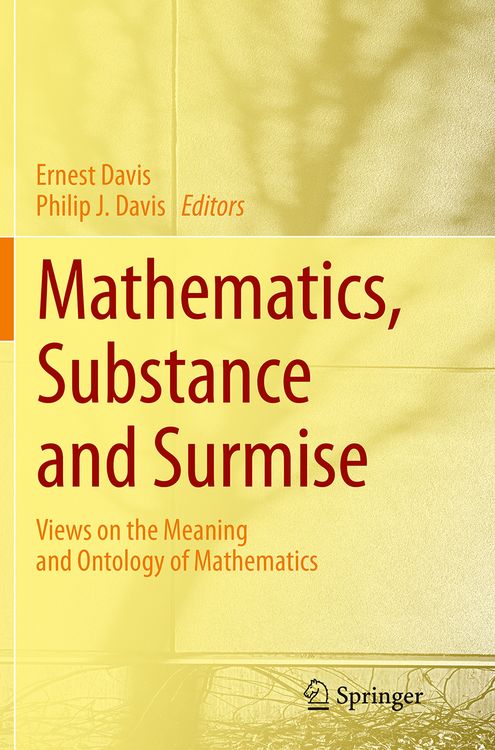 Produktbild: Mathematics, Substance and Surmise