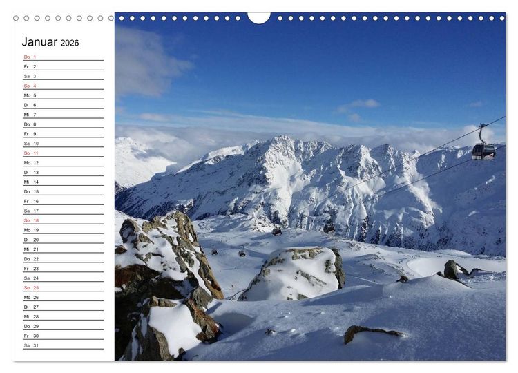 Produktbild: &Ouml;sterreich. Gr&uuml;&szlig;e vom Land der Berge und Seen (Wandkalender 2026 DIN A3 quer), CALVENDO Monatskalender