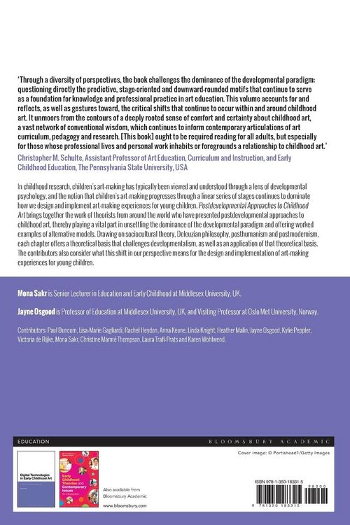 Produktbild: Postdevelopmental Approaches to Childhood Art