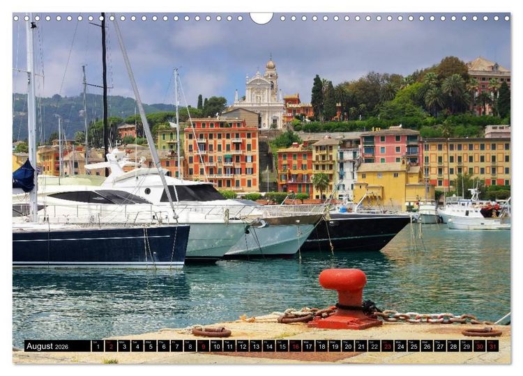 Produktbild: Riviera di Levante The Coast of Liguria (Wall Calendar 2026 DIN A3 landscape), CALVENDO 12 Month Wall Calendar