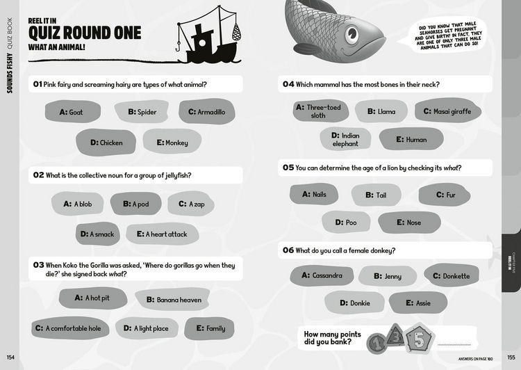 Produktbild: Sounds Fishy Quiz Book