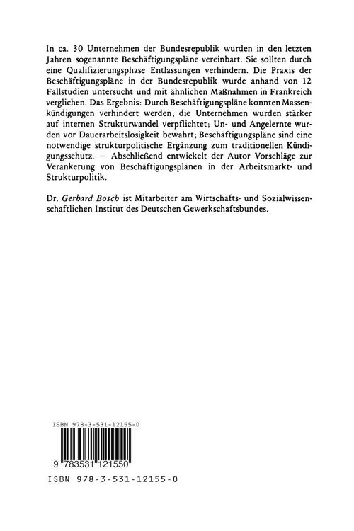 Produktbild: Qualifizieren statt entlassen