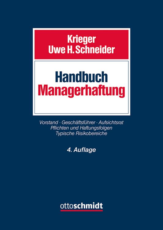 Produktbild: Handbuch Managerhaftung