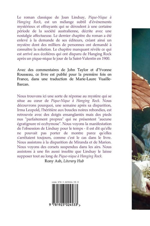 Produktbild: Le Secret de Hanging Rock