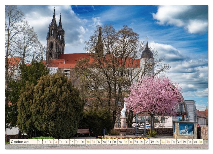 Produktbild: Meissen in Sachsen - Stadtansichten mit Seele Fotografiert von Tanja Riedel (Wandkalender 2026 DIN A2 quer), CALVENDO Monatskalender