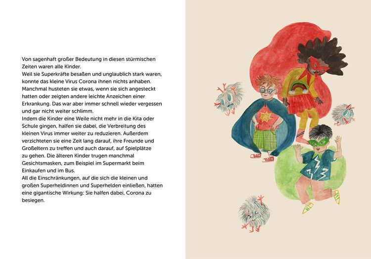 Produktbild: Das kleine Virus Corona: Wie die Kinder geholfen haben es zu besiegen.