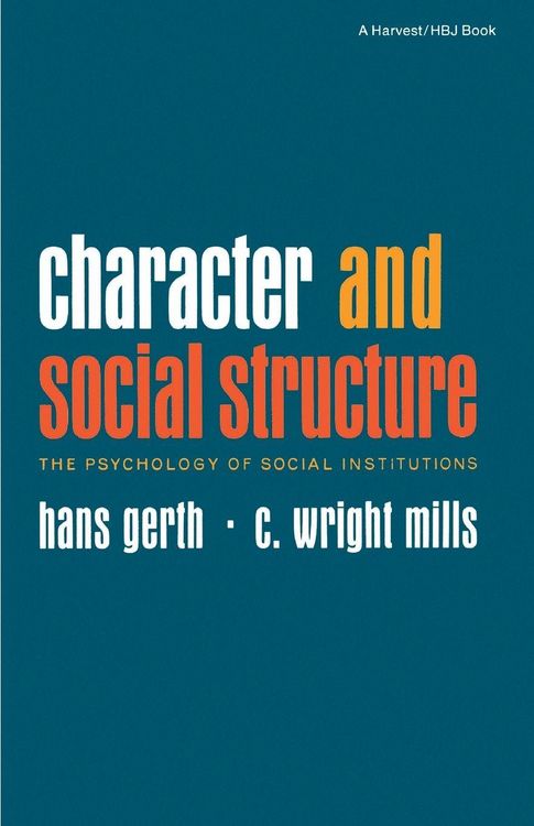 Produktbild: Character and Social Structure